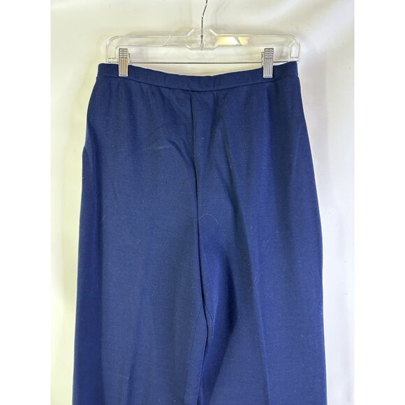 Vintage 70s Rockabilly Pant Suit Wide Leg Pants Color Block Sweater - Picture 8 of 10